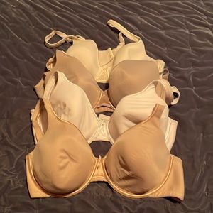 Lot of  4 Vanity Fair Bras Style 75335 Size 42C